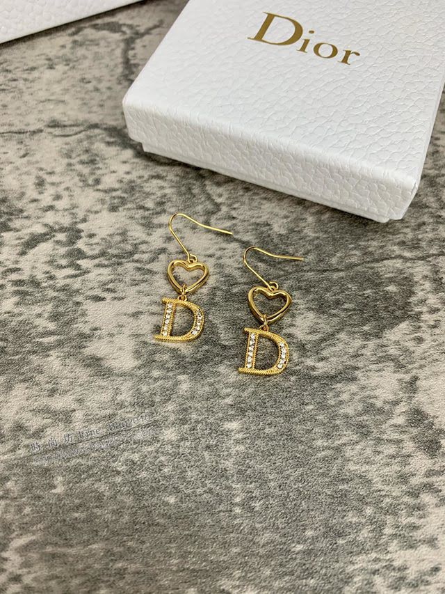 Dior飾品 迪奧經典熱銷中古款耳釘耳環耳吊  zgd1249